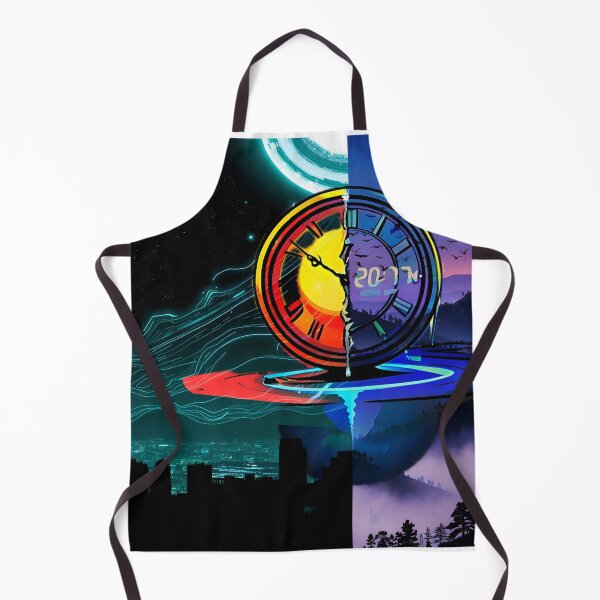 Item preview, Time Travel Cyber City and Mountain Nature Pop Art designed and sold by Daniela`s shop.