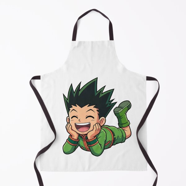 Item preview, Chibi Anime Fighter Orange Flame Fist - Green Combat Uniform designed and sold by lamiarte.