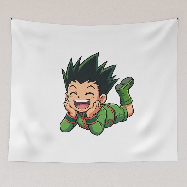 Item preview, Chibi Anime Fighter Orange Flame Fist - Green Combat Uniform designed and sold by lamiarte.