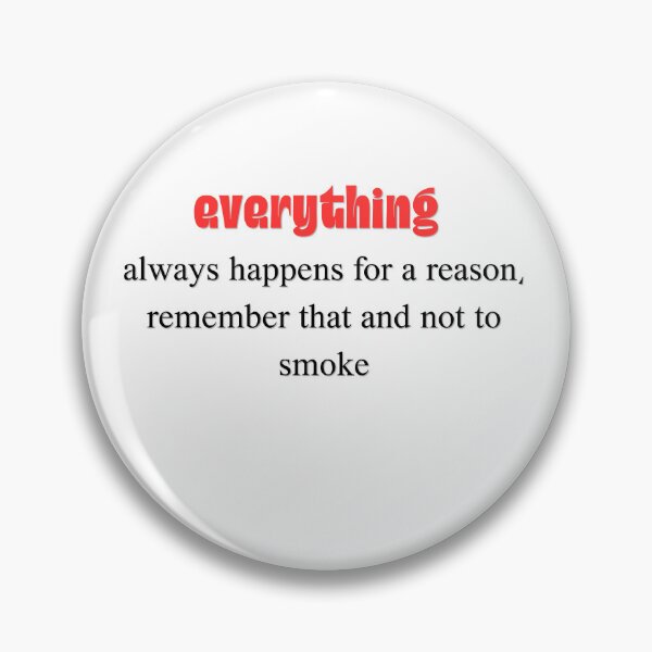 Item preview,  Retro Red Typography Quote – Everything Happens for a Reason Motivational Design  designed and sold by Mlatis1.