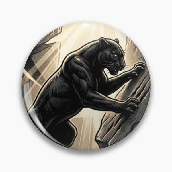 Item preview, Shape the Darkness – Fierce Panther Motivational Art designed and sold by Dogandesighn.
