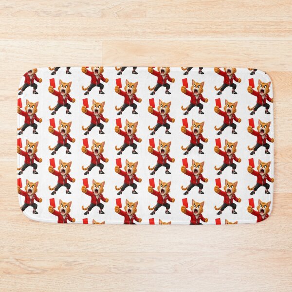 Item preview, "Funny Angry Cat Referee Red Card Soccer T-Shirt designed and sold by mo-carnival.