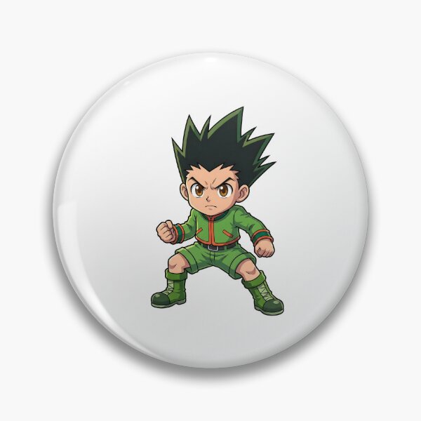 Item preview, Chibi Anime Fighter Orange Flame Fist - Green Combat Uniform designed and sold by lamiarte.