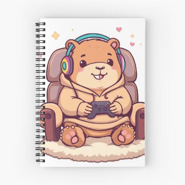 Item preview, Cute Gamer Capybara Sticker | Kawaii Gaming Capybara Gift designed and sold by Stylestickers55.