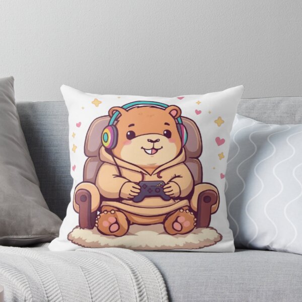 Item preview, Cute Gamer Capybara Sticker | Kawaii Gaming Capybara Gift designed and sold by Stylestickers55.