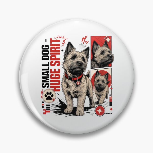 Item preview, Cairn Terrier Small Dog Huge Spirit Graphic designed and sold by AntiqueImages.