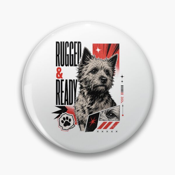 Item preview, Cairn Terrier Dog Rugged Ready Urban Graphic designed and sold by AntiqueImages.