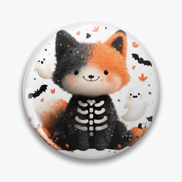 Item preview, Cute Skeleton Fox Halloween designed and sold by LovePrintArt.