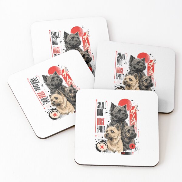 Item preview, Cairn Terrier Small Dog Huge Spirit Comic Graphic designed and sold by AntiqueImages.