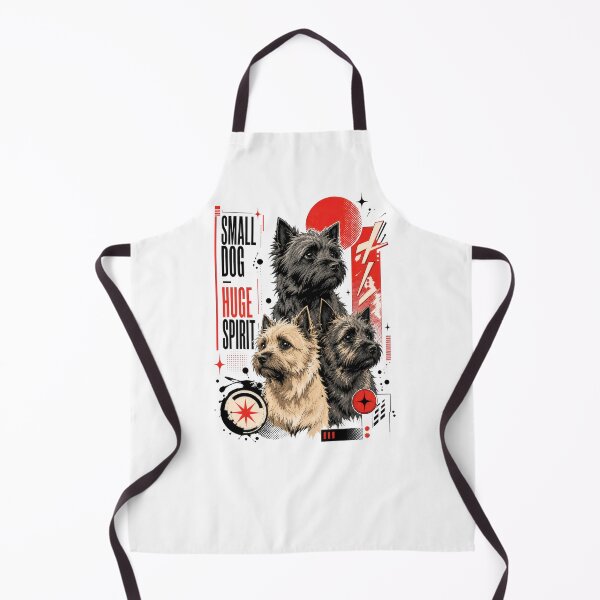 Item preview, Cairn Terrier Small Dog Huge Spirit Comic Graphic designed and sold by AntiqueImages.