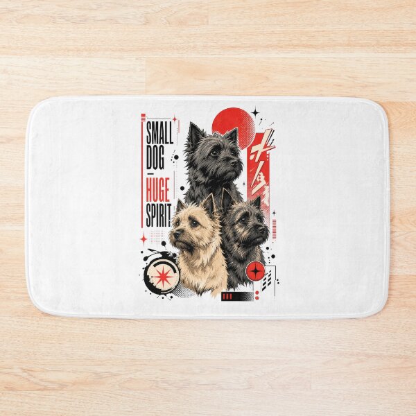 Item preview, Cairn Terrier Small Dog Huge Spirit Comic Graphic designed and sold by AntiqueImages.
