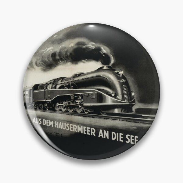 Item preview, German Steam Express Vintage Poster | Hamburg–Lübeck–Travemünde Railway Art designed and sold by paulo silveira.