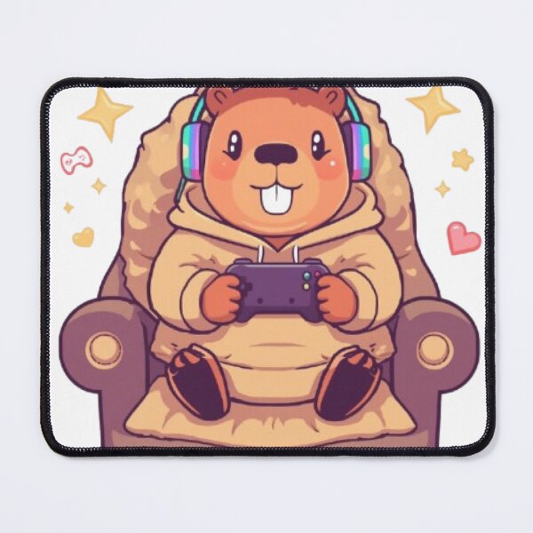 Item preview, Kawaii Gamer Capybara | Cute Gaming Animal Sticker designed and sold by Stylestickers55.