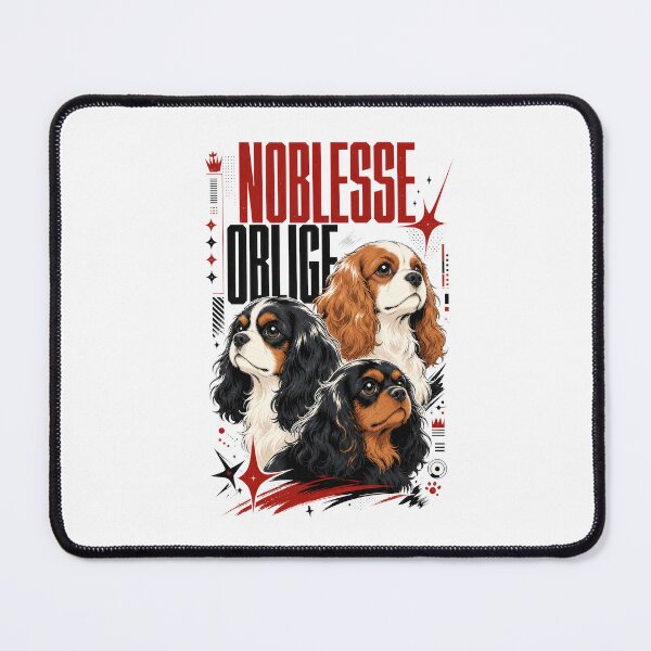 Item preview, Cavalier King Charles Spaniel Noblesse Oblige designed and sold by AntiqueImages.