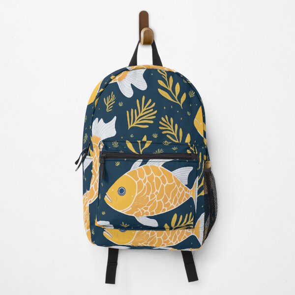 Item preview, Trendy Colorful Cute Gold Fish Swimming Pattern designed and sold by Zazizu.