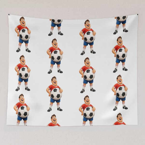 Item preview, Soccer Belly Dad Bod Funny T-Shirt  designed and sold by mo-carnival.