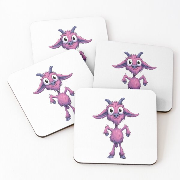 Item preview, Silly Cartoon Goat designed and sold by Retro Whimsy.