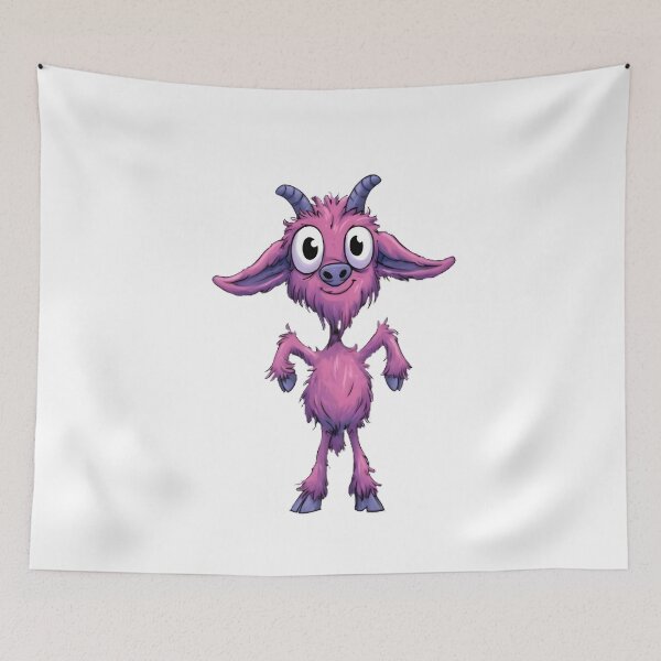 Item preview, Silly Cartoon Goat designed and sold by Retro Whimsy.
