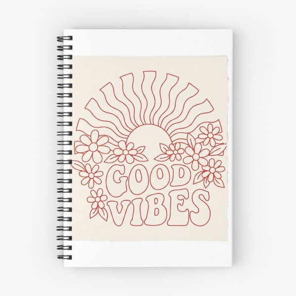 Item preview, 70s Retro Good Vibes Groovy Sun and Daisies designed and sold by ThreadLogicCo.