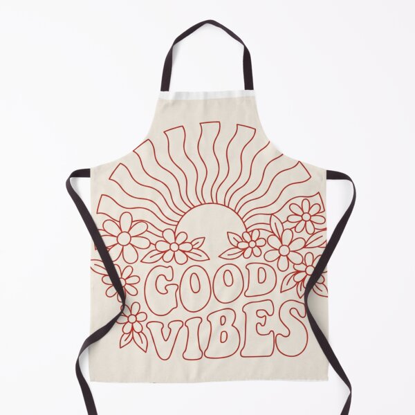 Item preview, 70s Retro Good Vibes Groovy Sun and Daisies designed and sold by ThreadLogicCo.