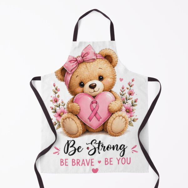 Item preview, Cute Teddy Bear Breast Cancer Awareness designed and sold by ⭐ AURA STUDIO.