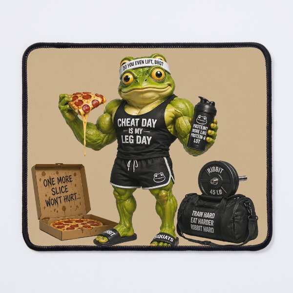Item preview, Muscle Frog Gym Motivator Discipline Kettlebell Lift designed and sold by MythicCotton.