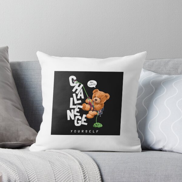 Item preview, Cute Teddy Bear Climbing | Challenge Yourself | No Limits | Adventure Graphic designed and sold by Falletalks.