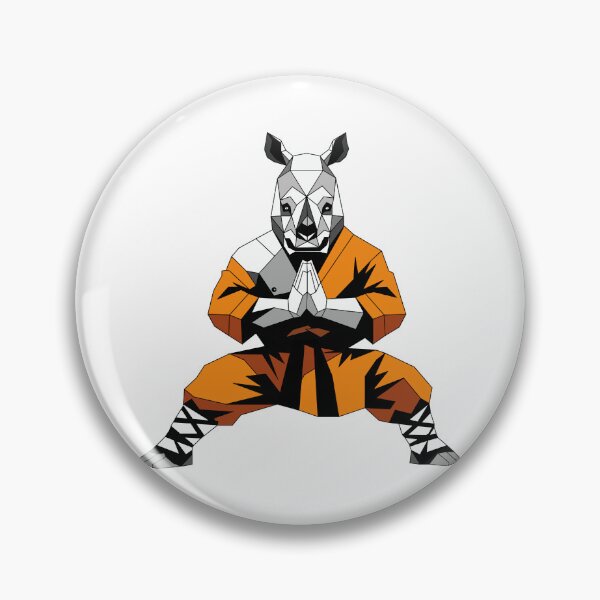 Item preview, Ray the Rhino – Zen Meditation Pose designed and sold by MORRAx.