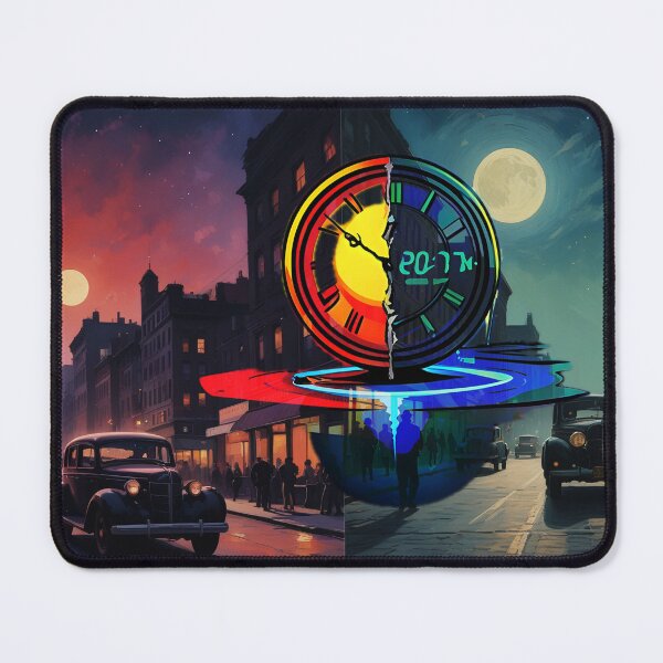Item preview, Time Travel Vintage Cars Noir City Night Pop Art designed and sold by Daniela`s shop.