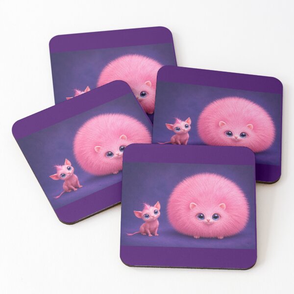 Item preview, pygmy puffs without and with fur designed and sold by Weird & wonderful .