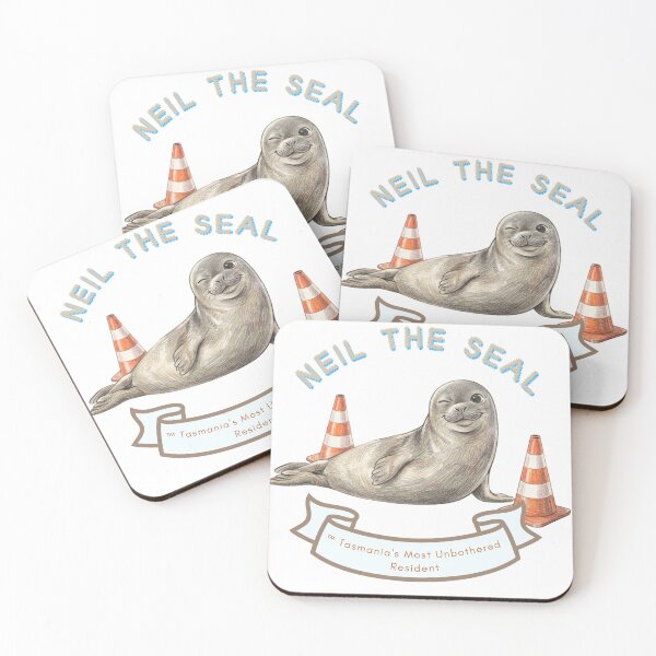 Item preview, Neil the Seal designed and sold by BlueprintBold.