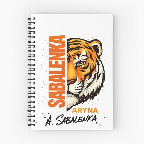 Item preview, Aryna Sabalenka Tiger Mascot Bright Corporate Fiery Typography Tennis Logo designed and sold by Holy-Verse.