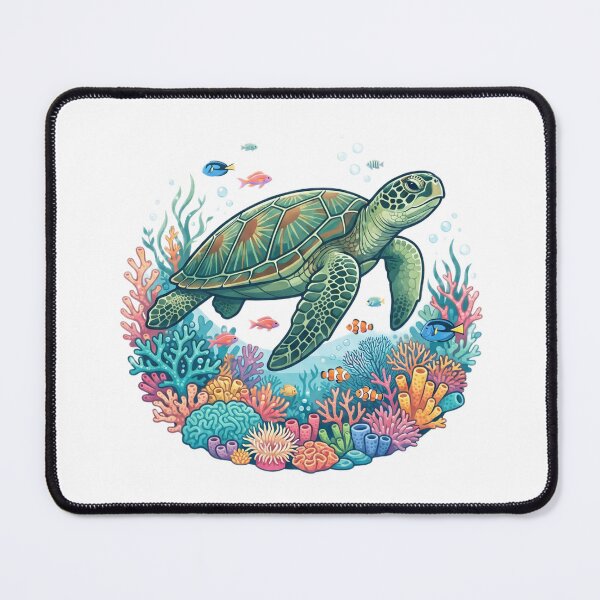 Item preview, coral reef turtle designed and sold by kidoramagic.