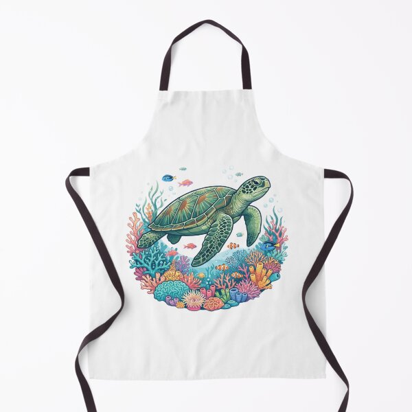 Item preview, coral reef turtle designed and sold by kidoramagic.