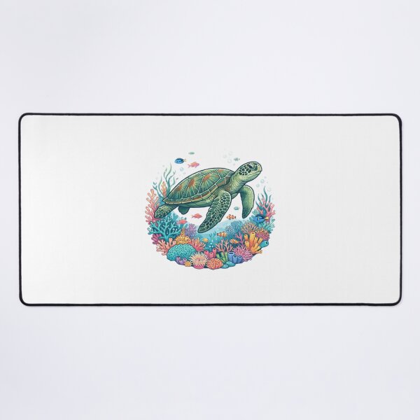 Item preview, coral reef turtle designed and sold by kidoramagic.