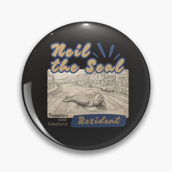 Item preview, Neil the Seal designed and sold by BlueprintBold.