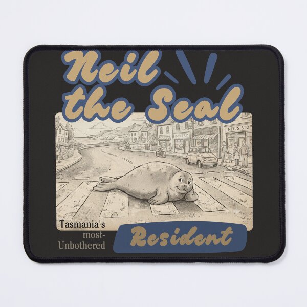 Item preview, Neil the Seal designed and sold by BlueprintBold.