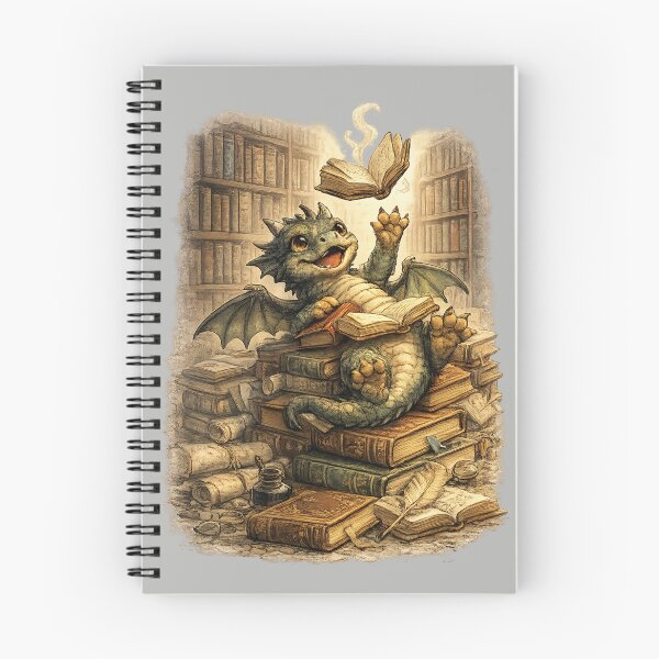 Item preview, Book Fantasy Dragon - Reading Love Design designed and sold by DreamCloths12.