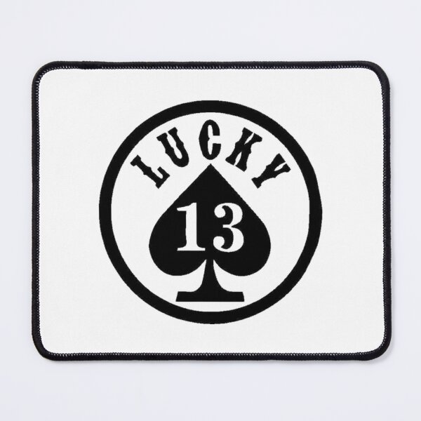 Item preview, Lucky 13 Ace of Spades Retro Circle Badge designed and sold by Macias123.