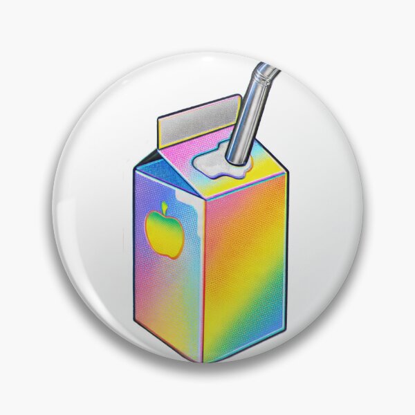 Item preview, Cute Y2K Juice Box Sticker designed and sold by sillyweas.