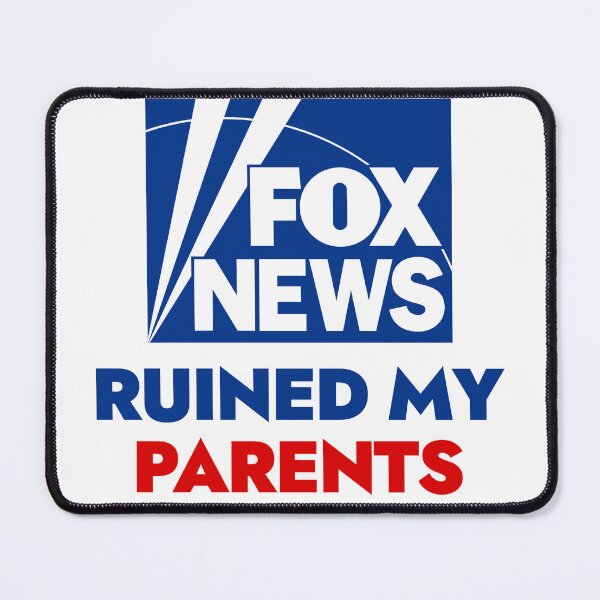 Item preview, Fox News Ruined My Parents T-shirts Tees Pins Stickers Magnets Mugs Anti Trump Anti MAGA Propaganda Brainwashed Protest Funny Shirts Gifts designed and sold by allfreelance.