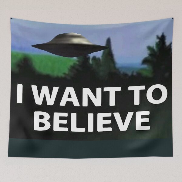 Item preview, I WANT TO BELIEVE designed and sold by longneckgoosie.