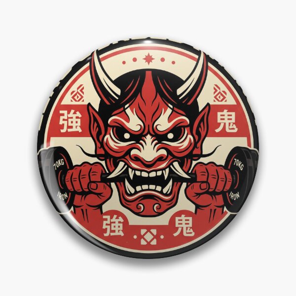 Item preview, Zero Cursed Energy Pure Strength - Oni Mask Anime Gym Bro designed and sold by DGGraphicsStudio.