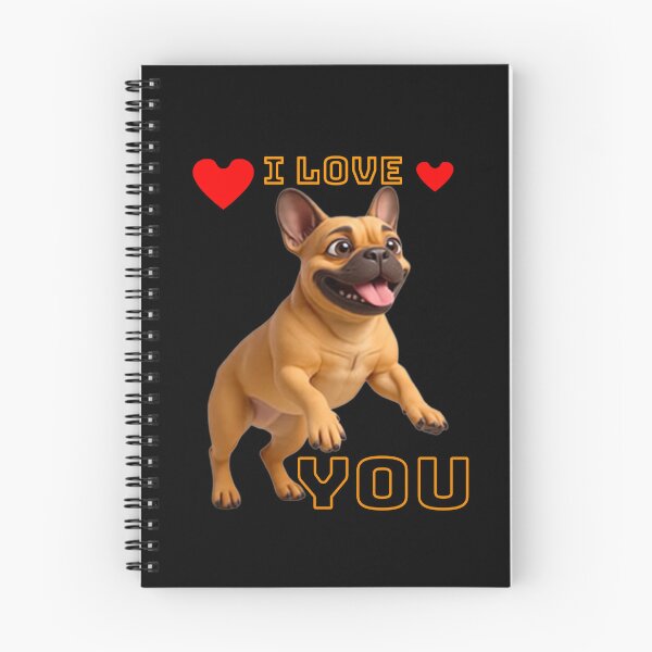 Item preview, French Bulldog I LOVE YOU  designed and sold by SmARTNiki.