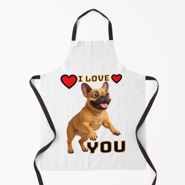 Item preview, French Bulldog I LOVE YOU designed and sold by SmARTNiki.