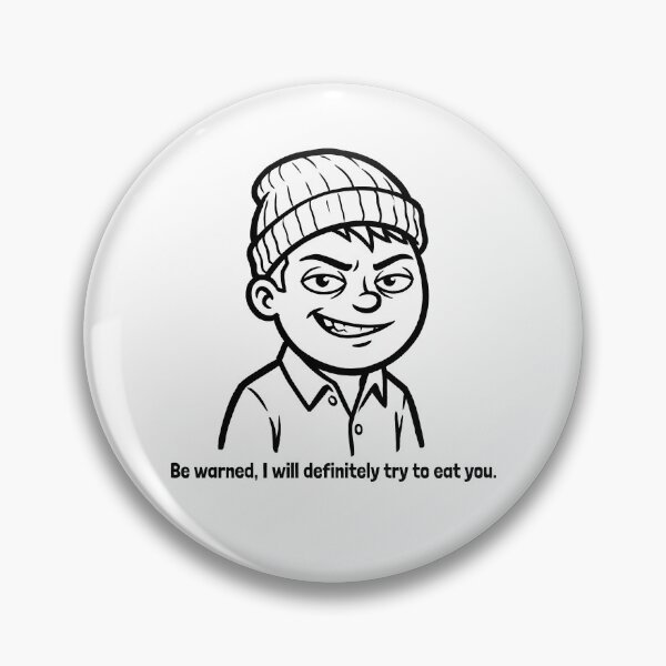 Item preview, Be Warned I Will Definitely Try To Eat You Beanie Graphic designed and sold by ThreadRiotTees.