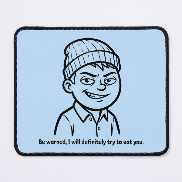 Item preview, Be Warned I Will Definitely Try To Eat You Beanie Graphic designed and sold by ThreadRiotTees.
