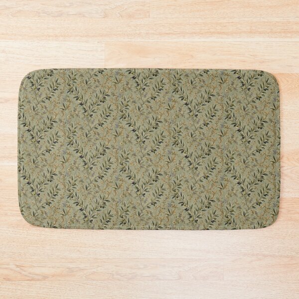 Item preview, Elegant Mediterranean Olive Branch Botanical Pattern designed and sold by PatternFranzy.