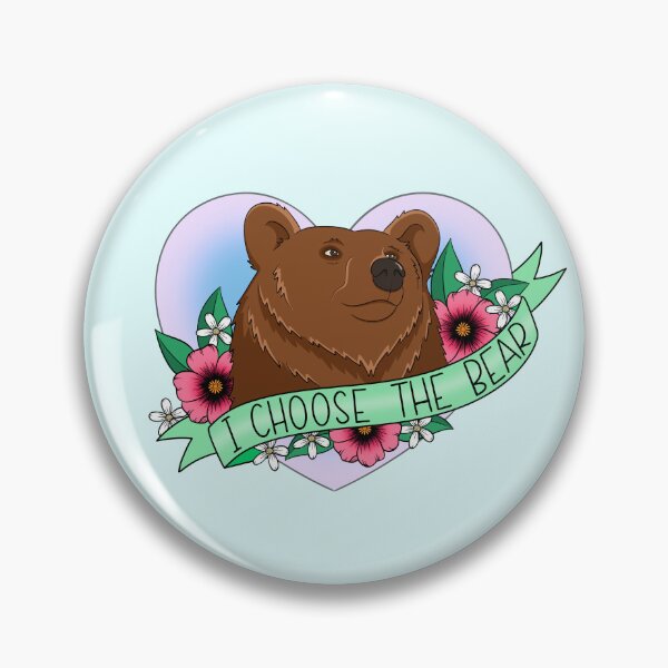 Item preview, I Choose The Bear designed and sold by SigilStickers.