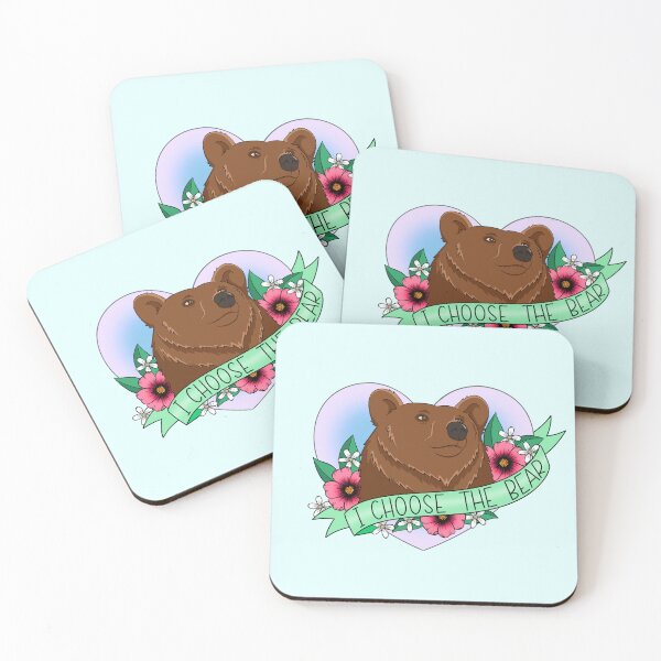 Item preview, I Choose The Bear designed and sold by SigilStickers.